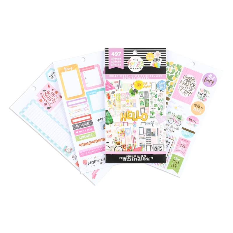 Adding Value Stickers Value Pack Stickers - Color Story – Happy Planner