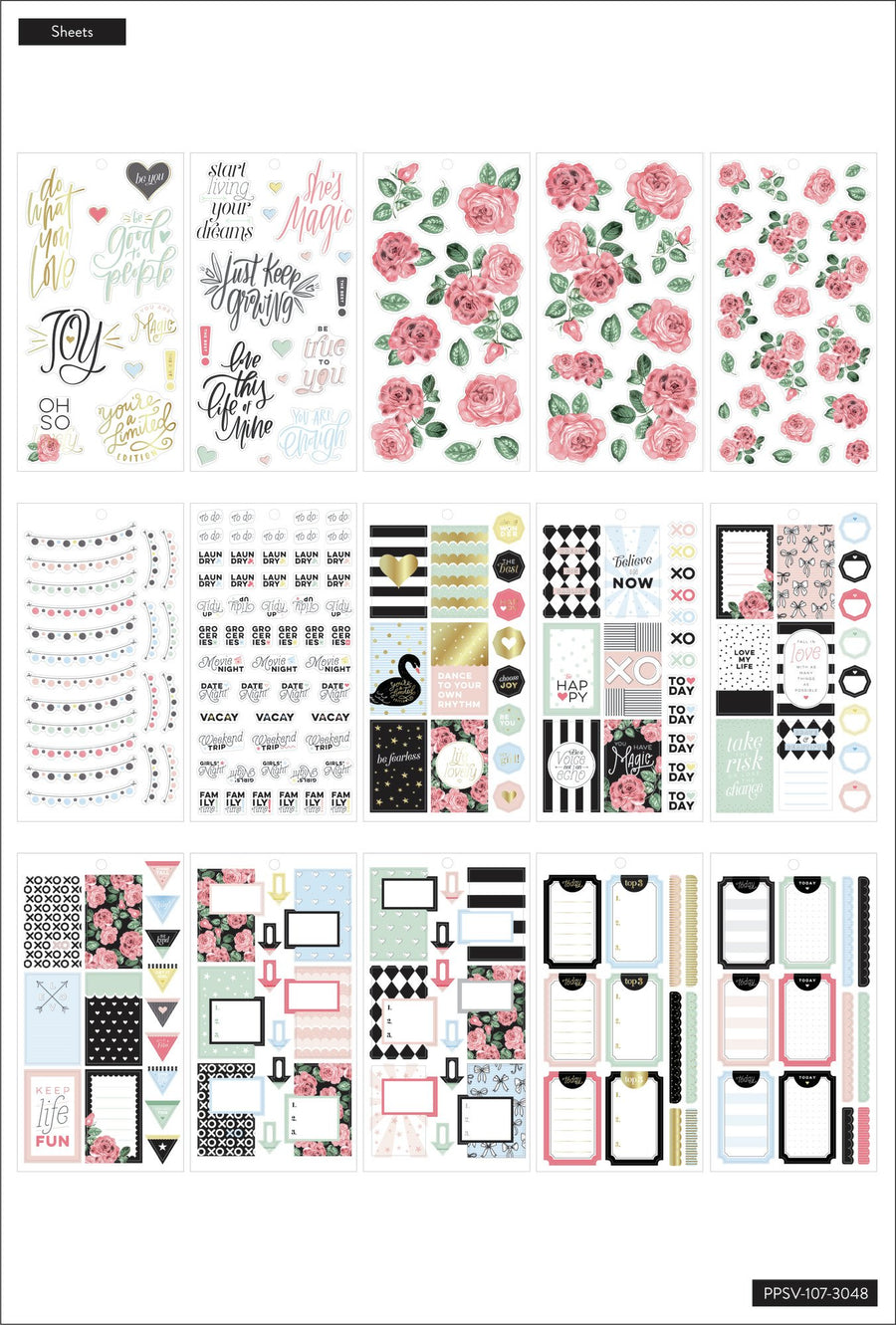 Value Pack Stickers - Simply Lovely – Happy Planner