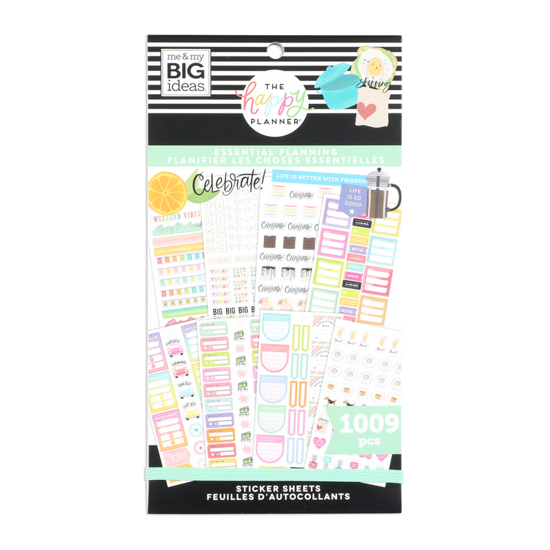Value Pack Stickers - Essential Planning – The Happy Planner