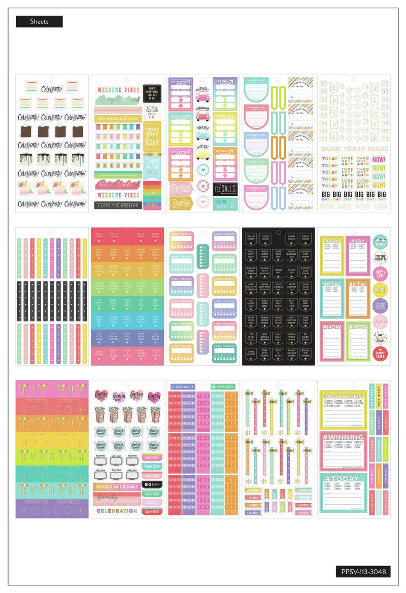 Value Pack Stickers - Essential Planning – Happy Planner