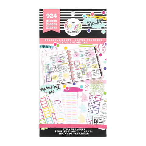 Value Pack Stickers - Colorful Boxes – The Happy Planner