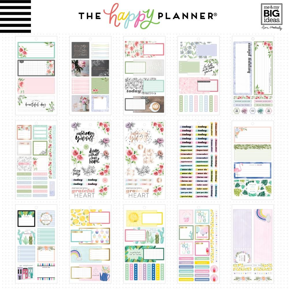 Value Pack Stickers - Horizontal – Happy Planner