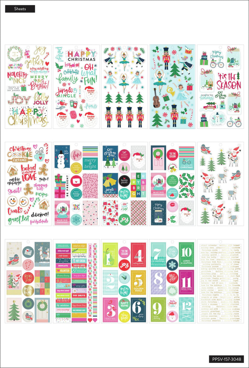 Value Pack Stickers - Christmas Joy