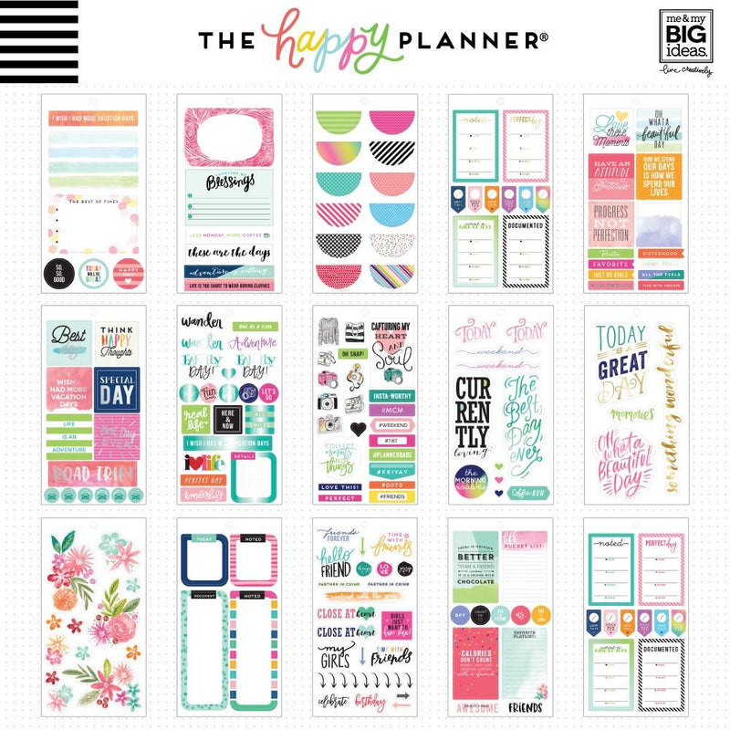 Value Pack Stickers - Memory Planning - BIG – Happy Planner