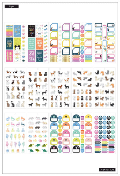 Value Pack Stickers - Fur Babies