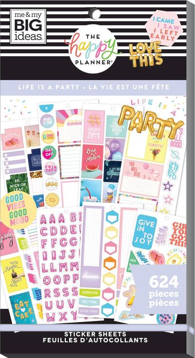 Value Pack Stickers - Life is a Party