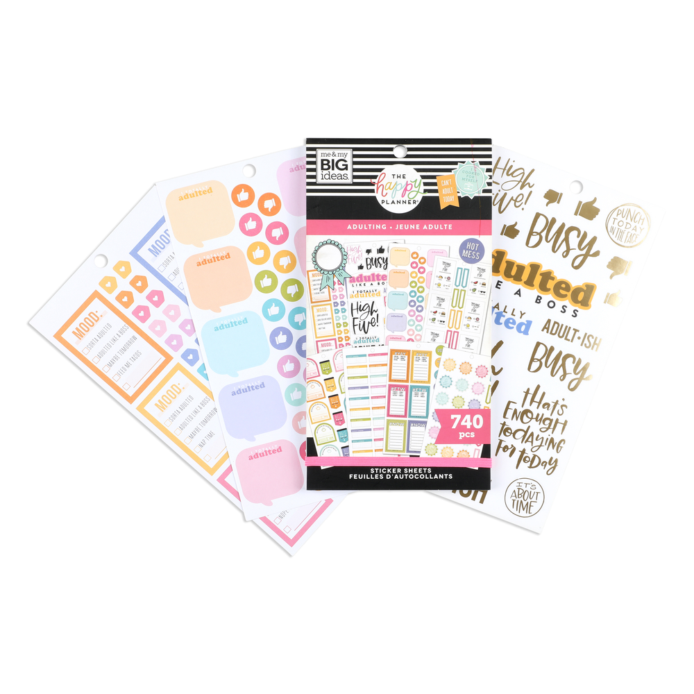 Value Pack Stickers - Adulting – The Happy Planner
