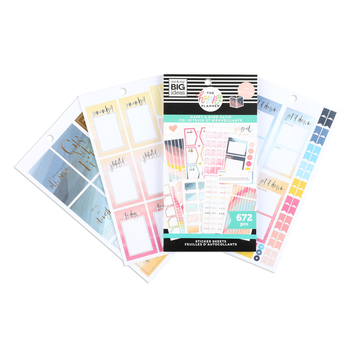 Hot Happy Planner Bundle of 4 Faith Sticker Books