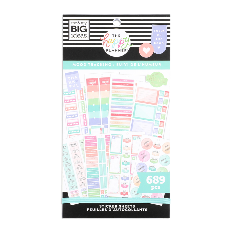 Me & My Nig Ideas The Happy Planner Essentials Tracker & Checklist Classic  Stickers, Productivity Theme, 990/Pack (SVP130151)