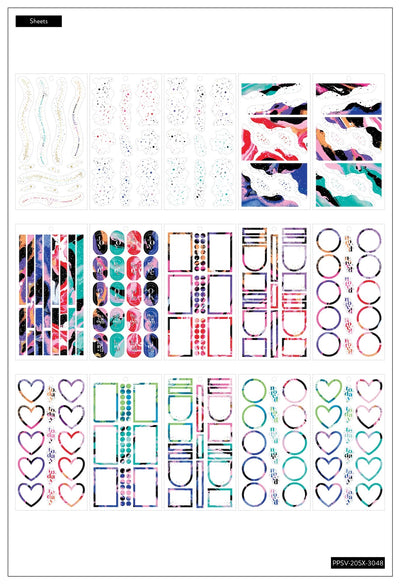Value Pack Stickers - Splattered Paint