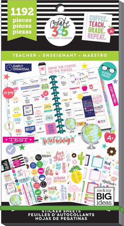 Deselen Happy Planner Stickers, Calendar Planner, Planner Stickers,  Aesthetic Calendar Stickers for Teacher Planner, Teacher Stickers, Happy  Planner
