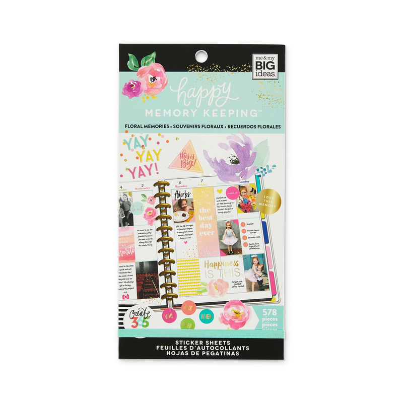 Happy Memory Keeping® Value Pack Stickers - BIG - Floral Memories