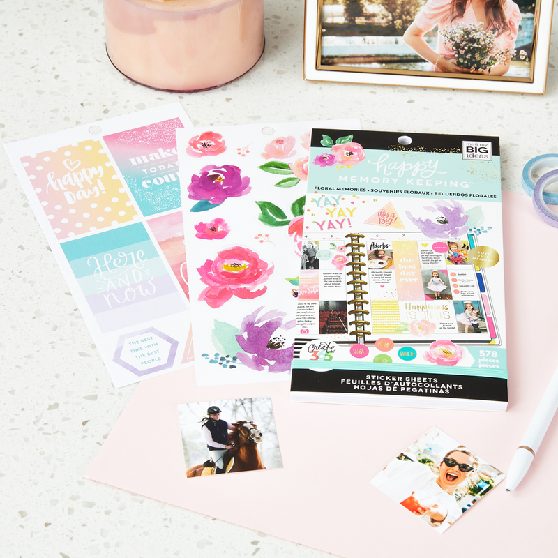 Happy Memory Keeping® Value Pack Stickers - BIG - Floral Memories