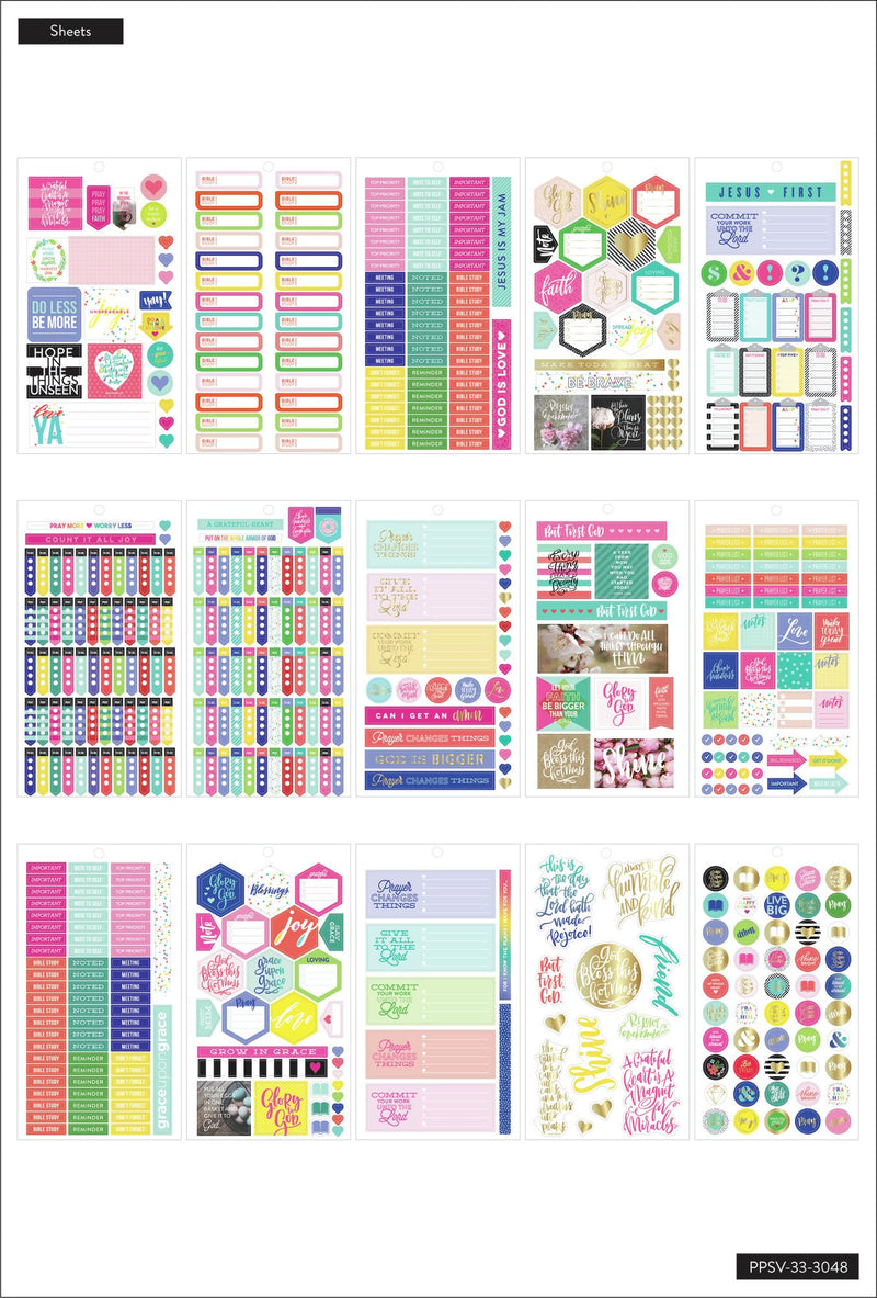 Value Pack Stickers - Faith – Happy Planner