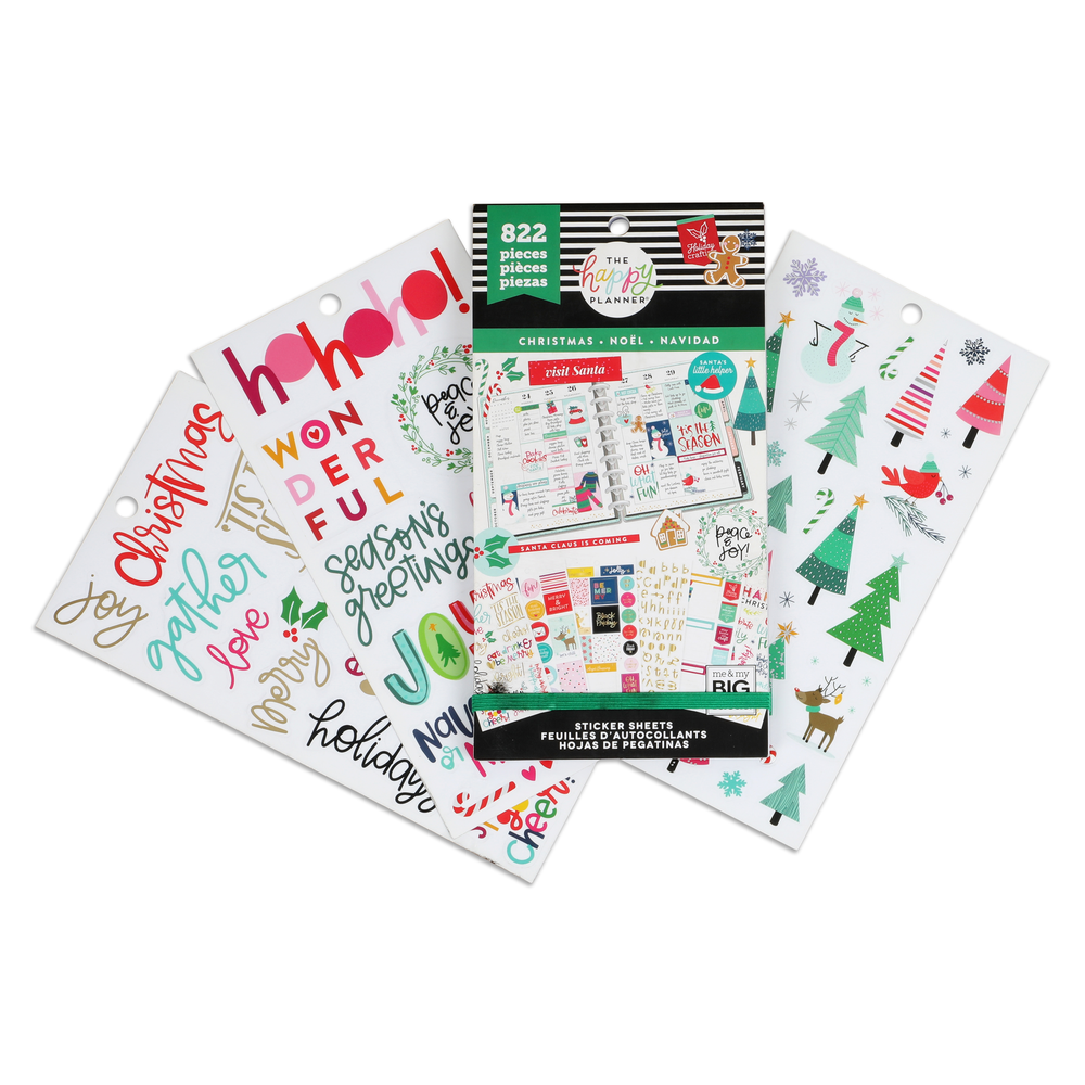 The Happy Planner Christmas 5 Sticker Sheets