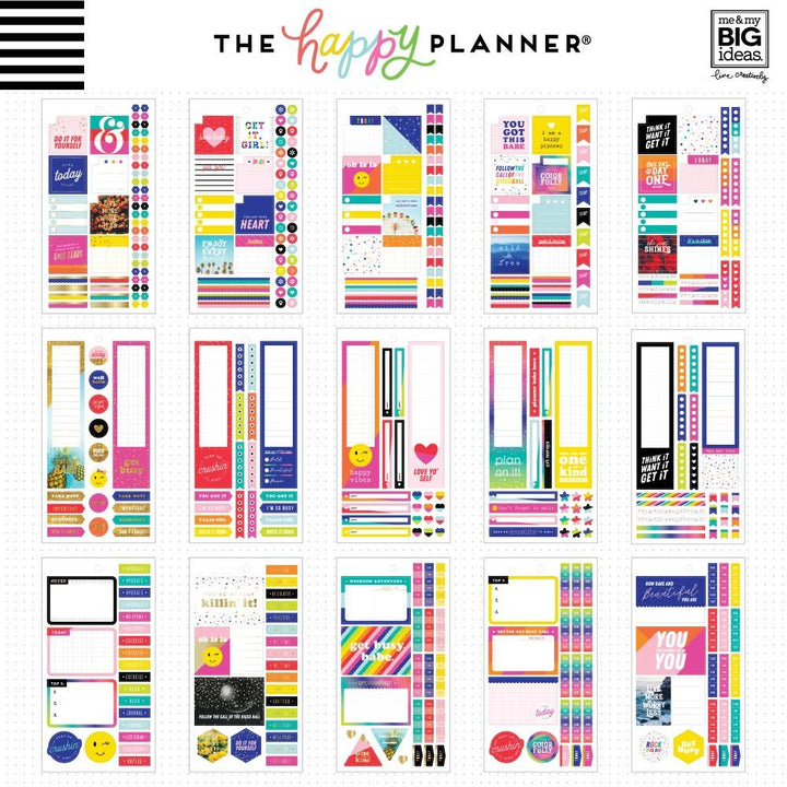 Happy Planner Sticker Book Bundle Variety Set - Five shops Books