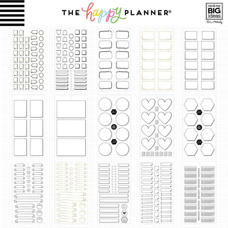 Value Pack Stickers - Journaling Doodles – The Happy Planner