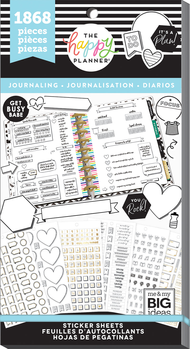 Happy Planner Journaling Stickers outlet Bundle