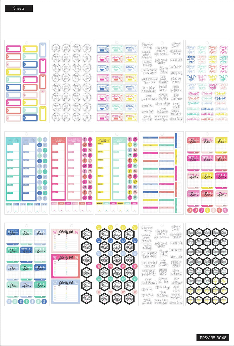 Value Pack Stickers - Household – Happy Planner