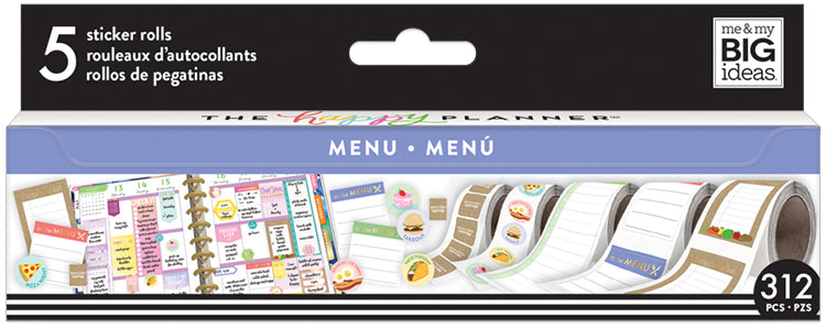 Menu Sticker Rolls – Happy Planner