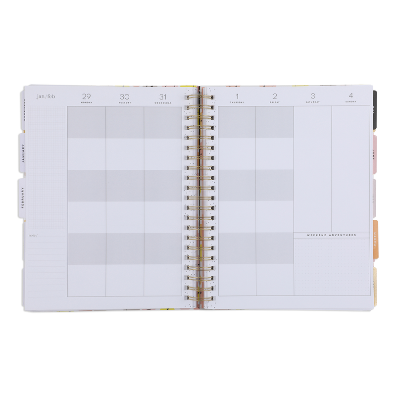2023 Smiley Face Happy Planner - Big Color Block Layout - 18 Months