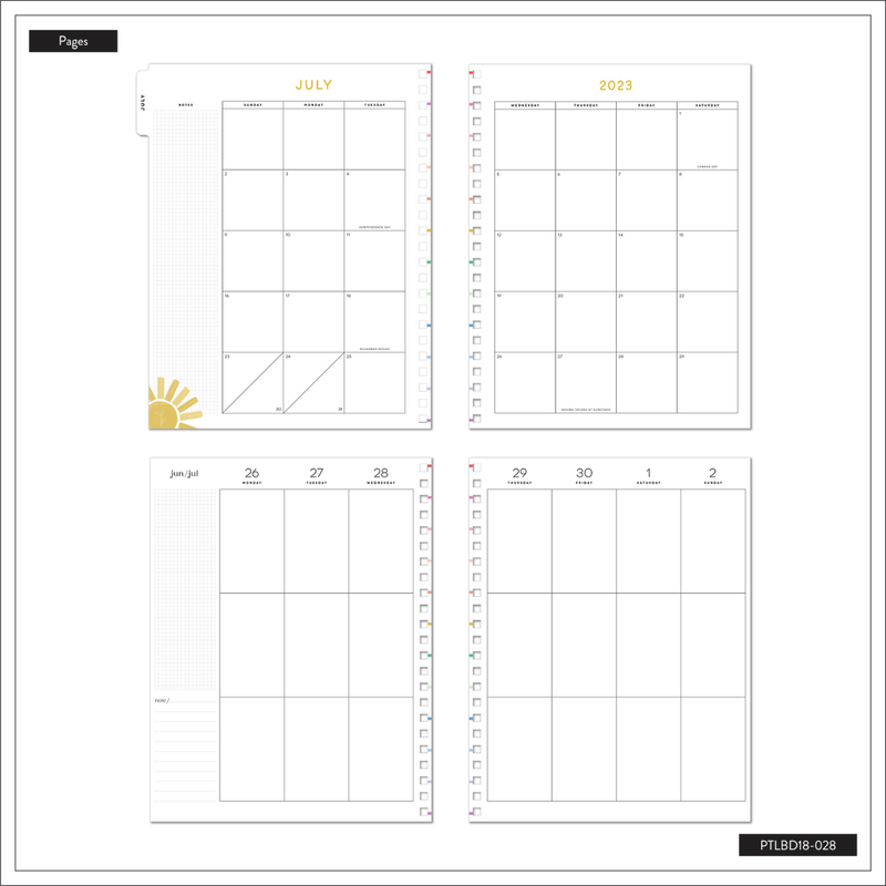 2023 Eight-frame Weekly Planner by YouthWill - Wishupon