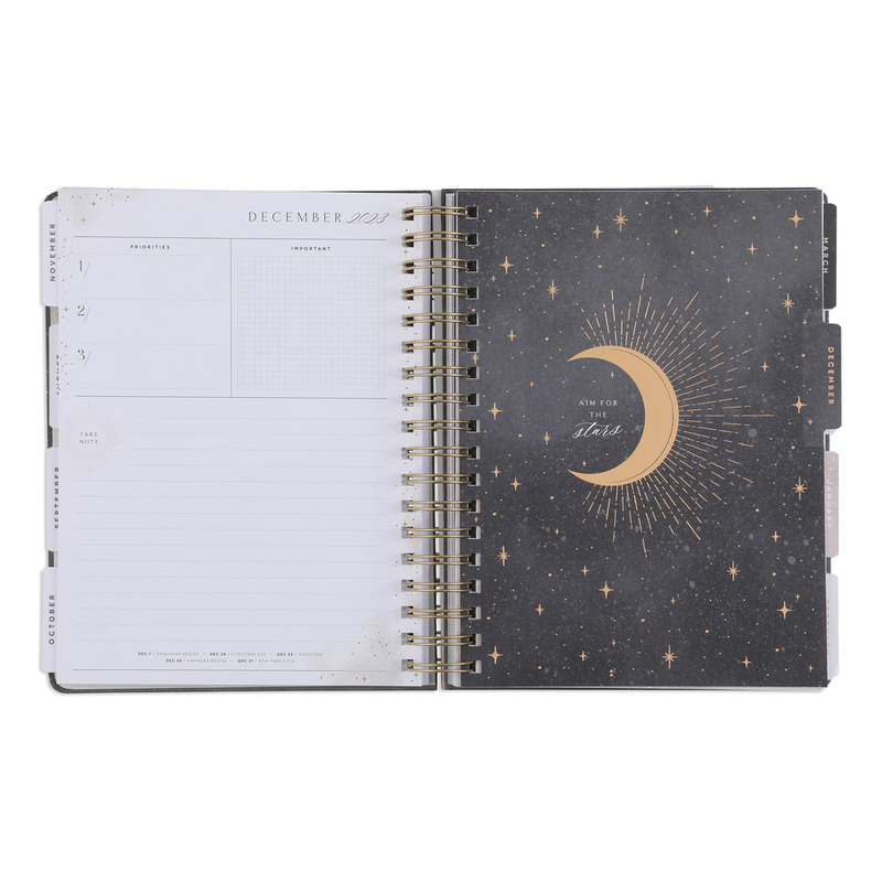 2023 Celestial Elegance Twin Loop Happy Planner - Classic Checklist Layout - 18 Months