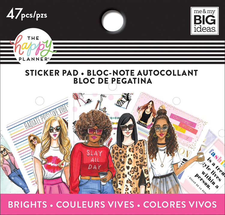 Tiny Sticker Pad - Rongrong - Brights – Happy Planner