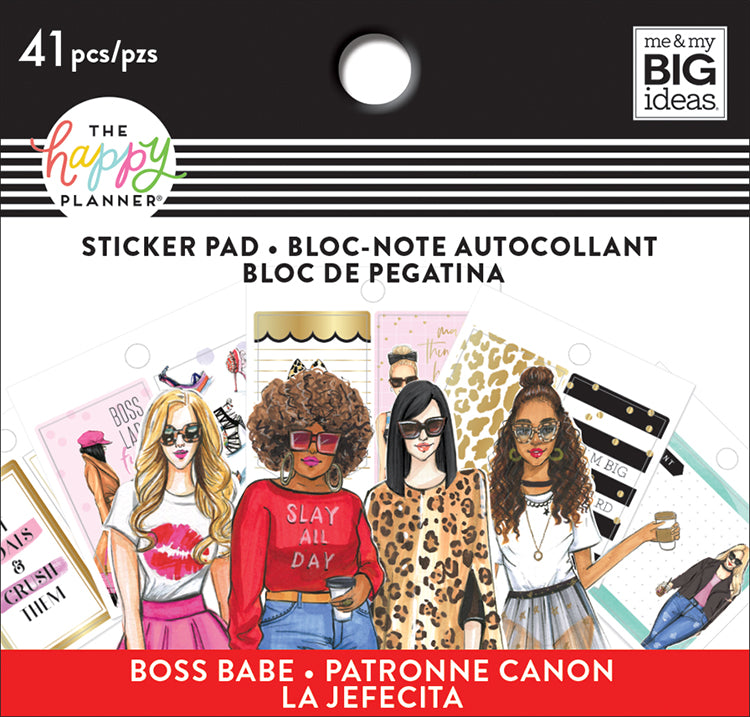 Tiny Sticker Pad - Rongrong - Boss Babe