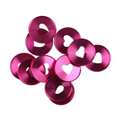 METAL Expander Discs - Hot Pink