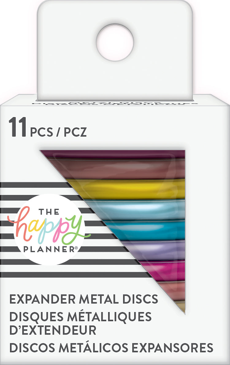 Colorful Functional Expanders Expander Metal Discs - Rainbow – Happy Planner