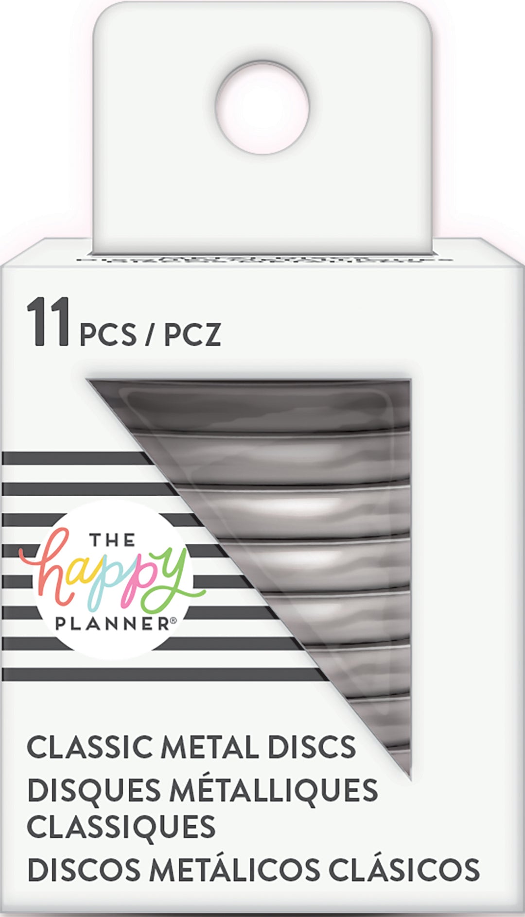 METAL Medium Discs - Silver – Happy Planner