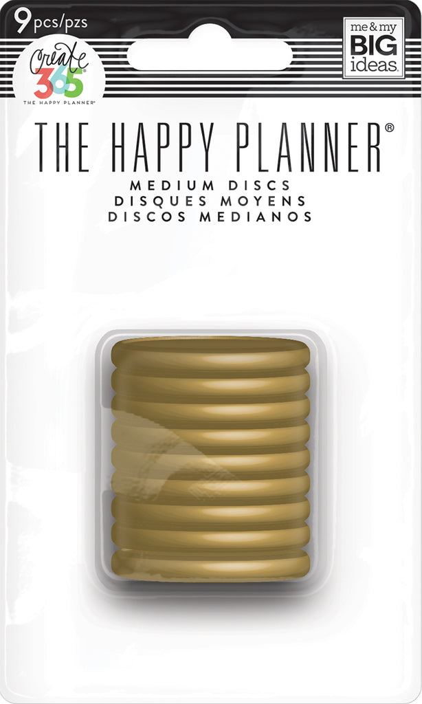 Me &my Big Ideas Create 365 the Happy Planner 9 Gold Binder Rings