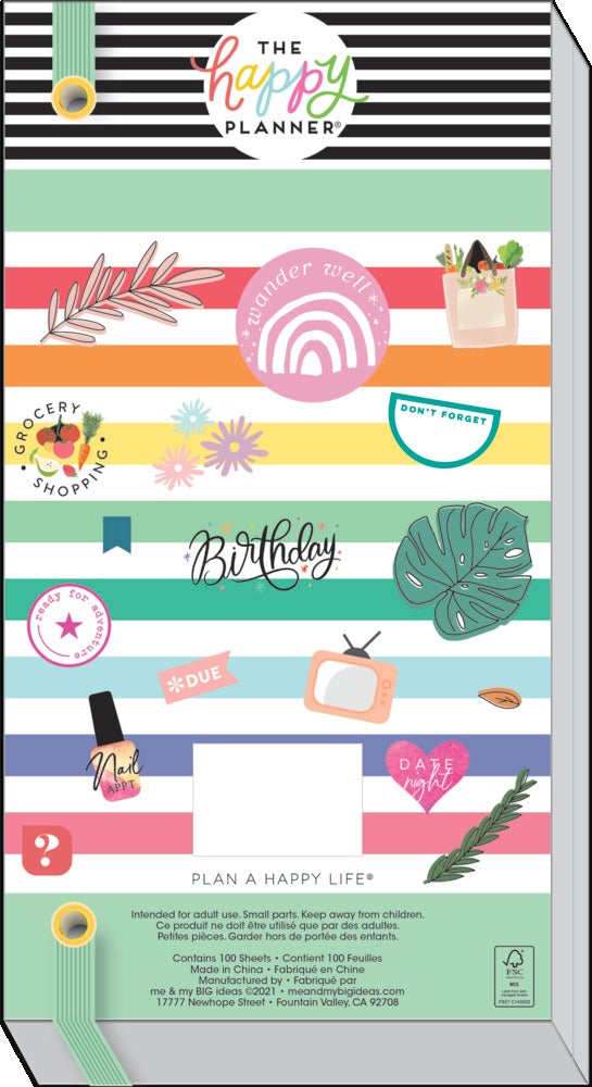 All the outlets Essentials Mega Stickerbook Happy Planner Stickers