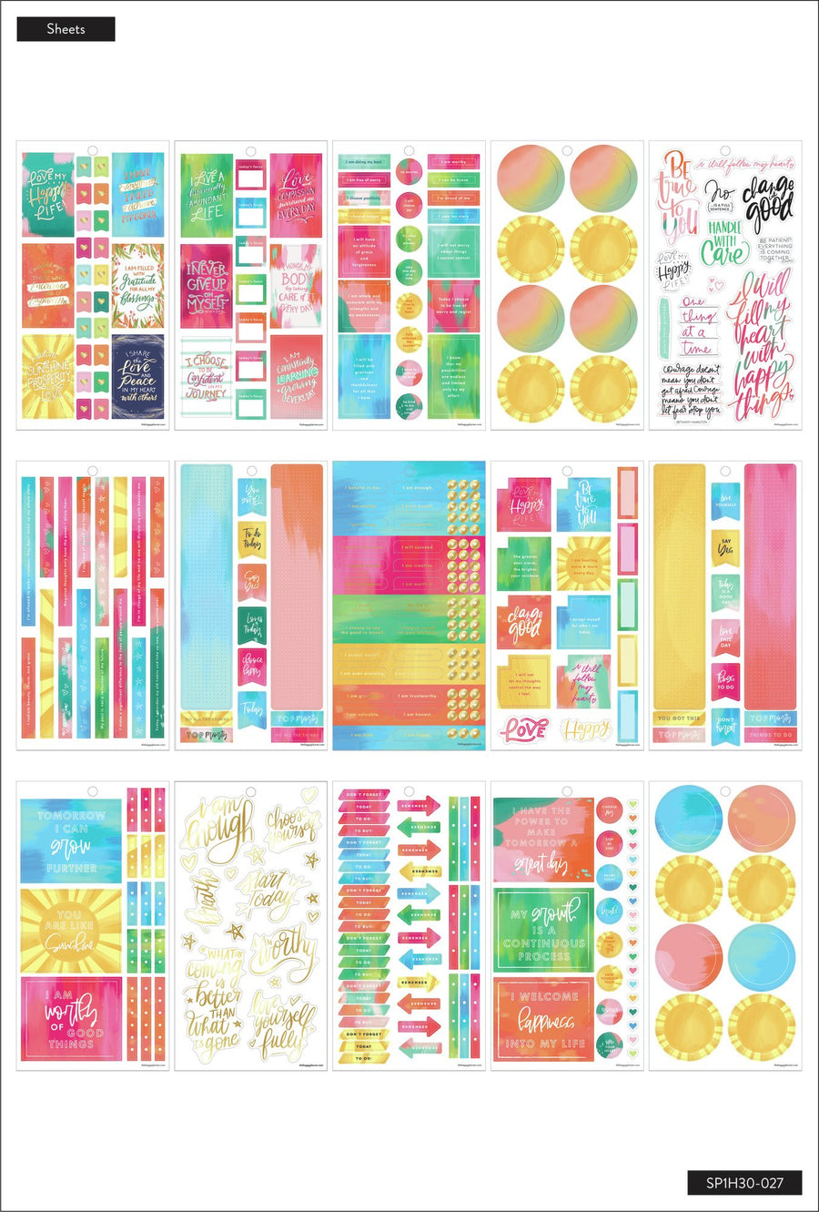 Value Pack Stickers - Happy Life – Happy Planner value-pack-stickers-happy-life-happy-planner