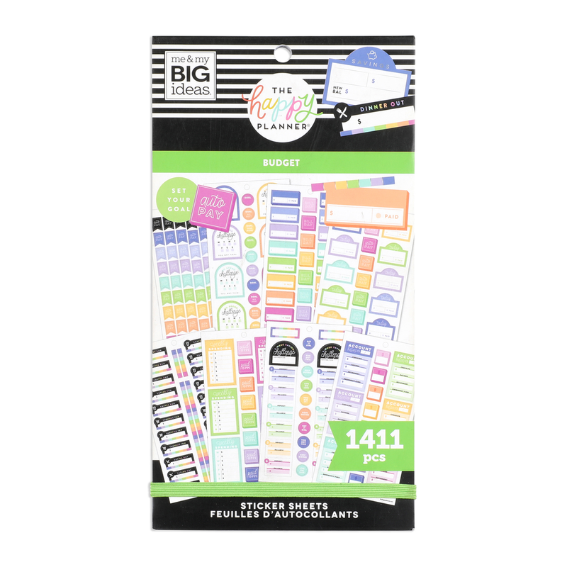 Value Pack Stickers - Budget Goals