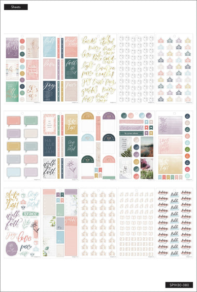 Value Pack Stickers - Walk By Faith
