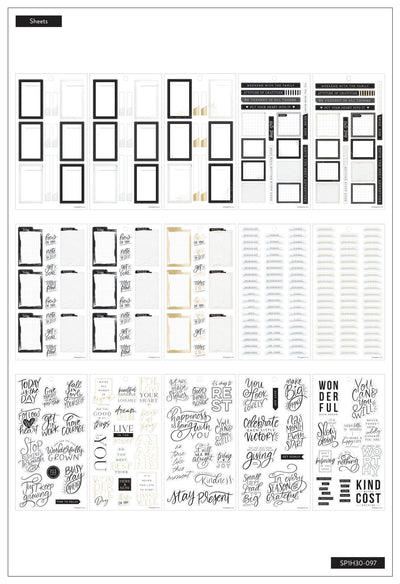 Value Pack Stickers - Black & White