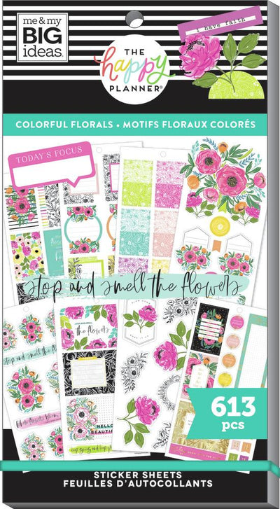 Value Pack Stickers - Colorful Florals