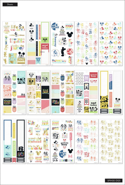 Disney © Mickey Mouse & Minnie Mouse Value Pack Stickers - Colorblock