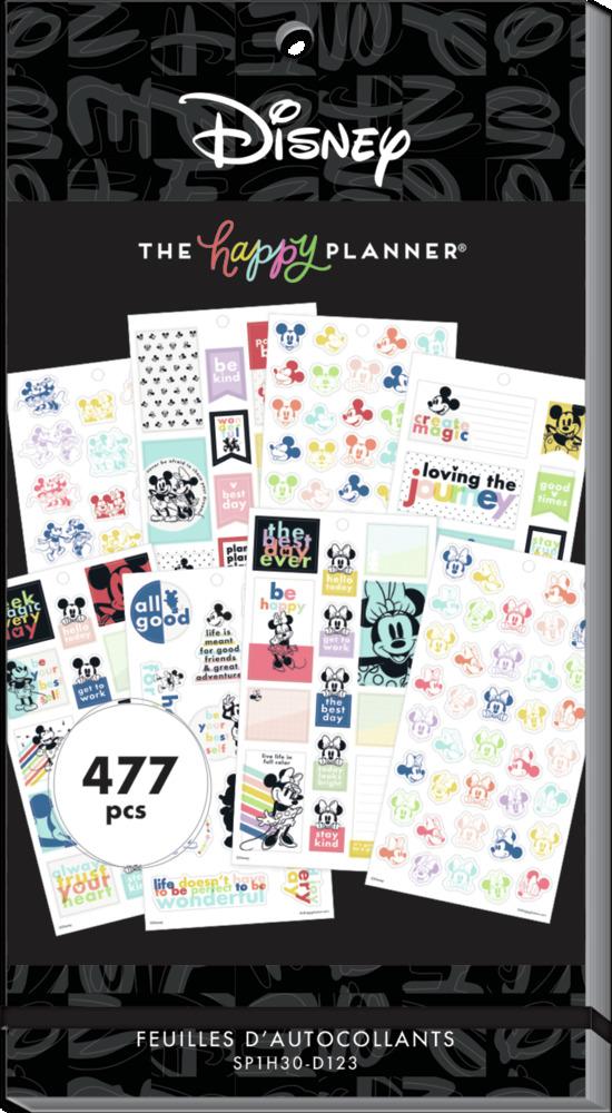 Disney © Mickey Mouse & Minnie Mouse Value Pack Stickers - Colorblock