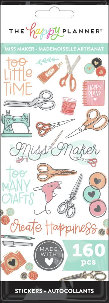 Miss Maker - 8 Sticker Sheets