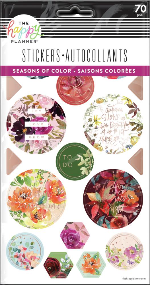 Seasonal Watercolor - 5 Sticker Sheets