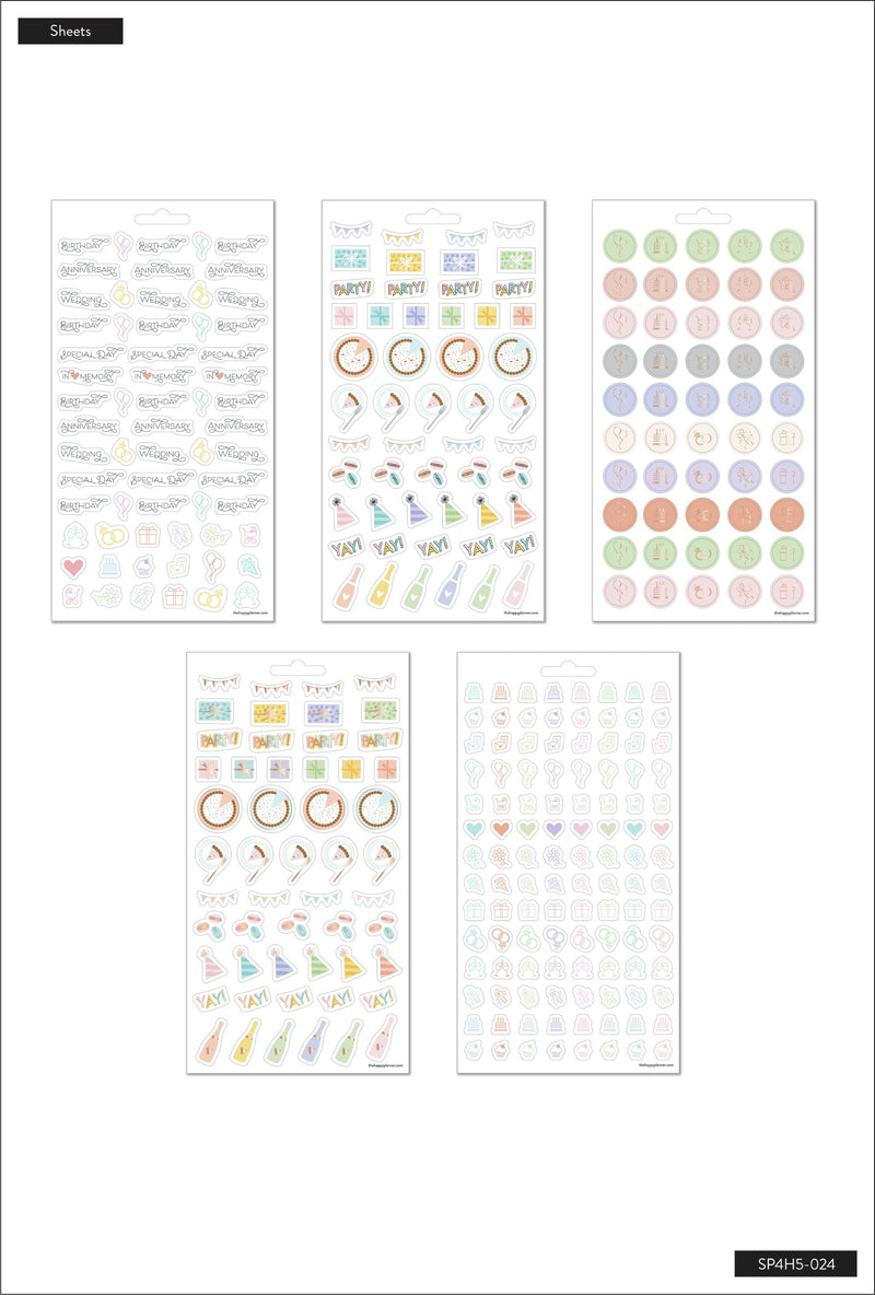 Aleyna Theme Park Planner Sticker Sheet (AD106) – Sweet T. Plans