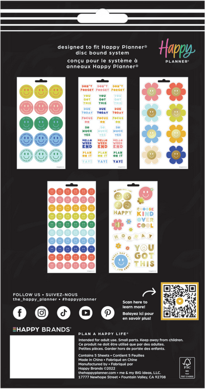 Super Happy - 5 Sticker Sheets