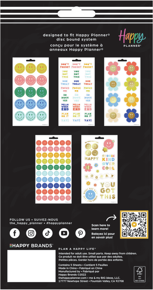 Super Happy - 5 Sticker Sheets – Happy Planner