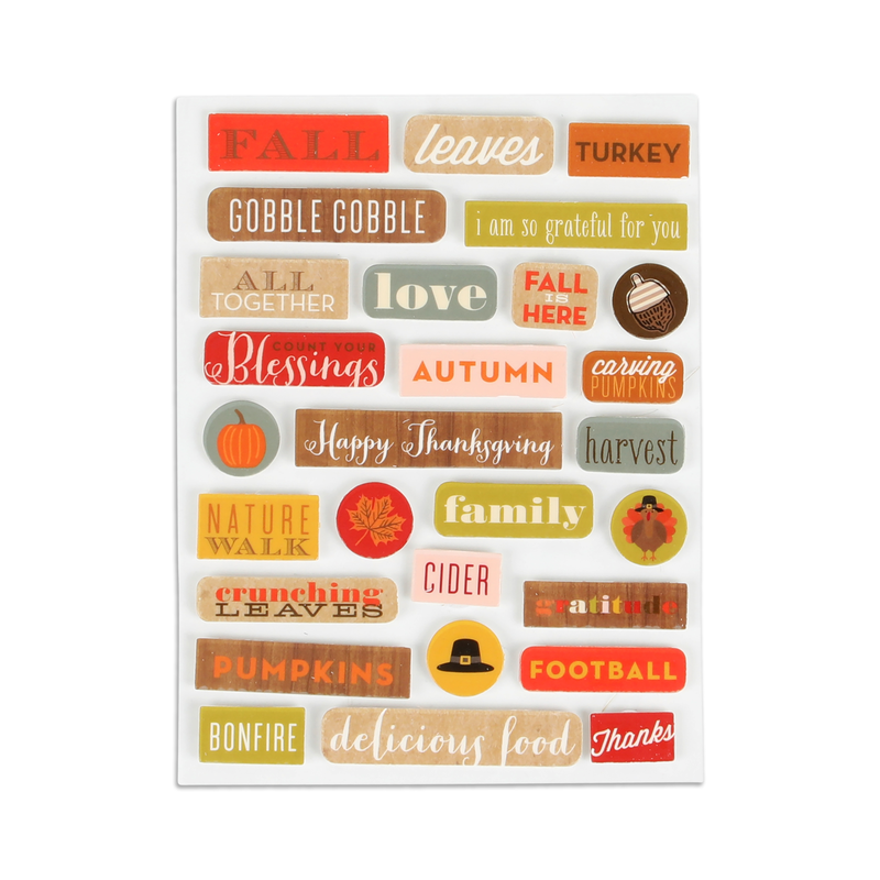 Sticker Sheet - Happy Harvest