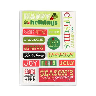 Sticker Sheet - Happy Holidays