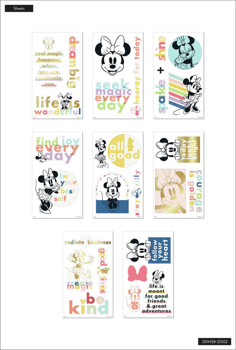 Disney© Minnie Mouse Colorblock Large Icons Stickers