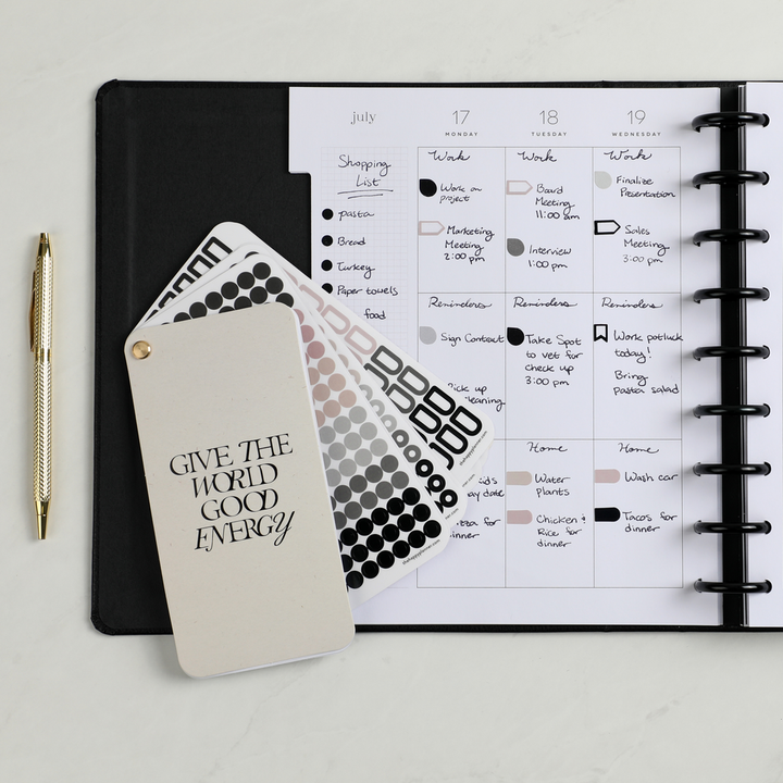 Work + Life Metropolitan - Foil Sticker Fan Book - 16 Sheets